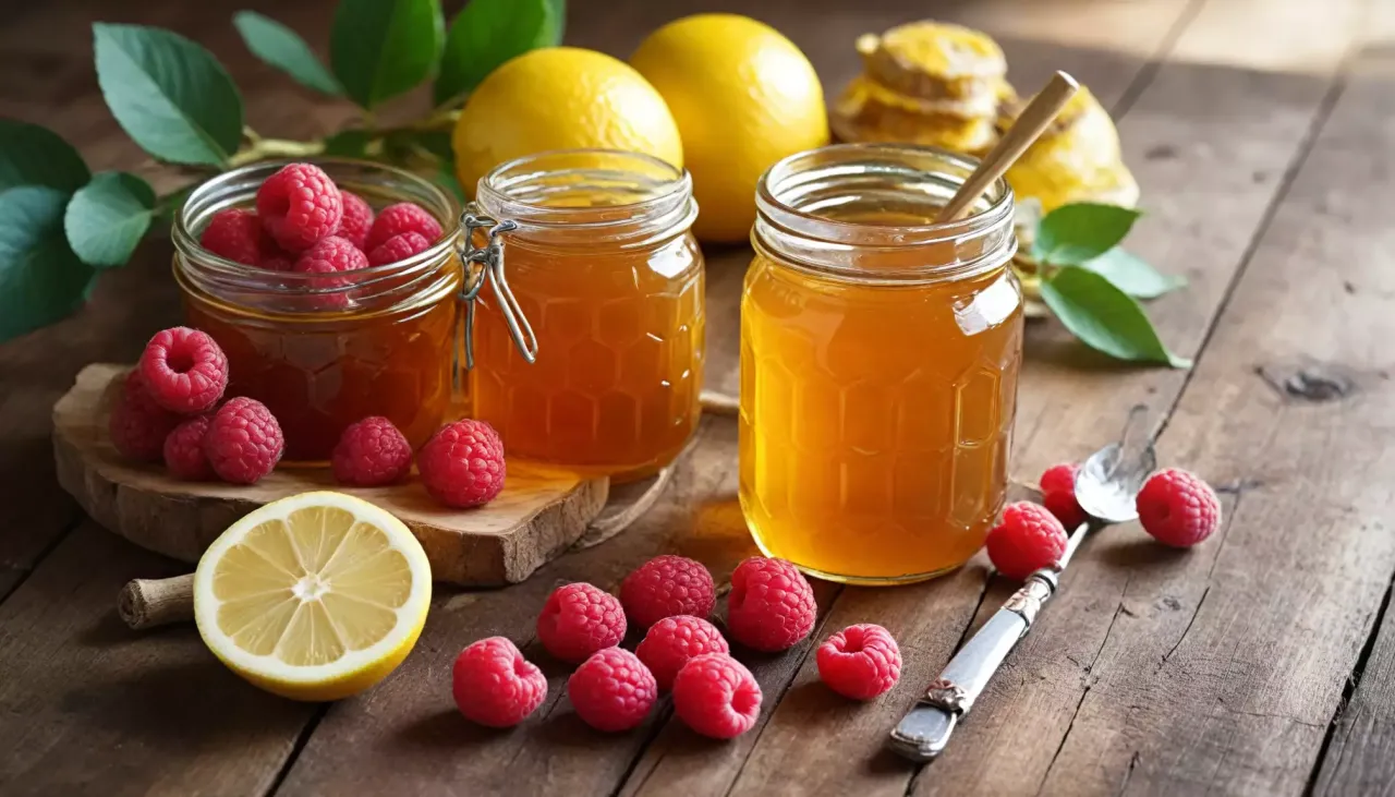 miód cytryna imbir sok malinowy do herbaty