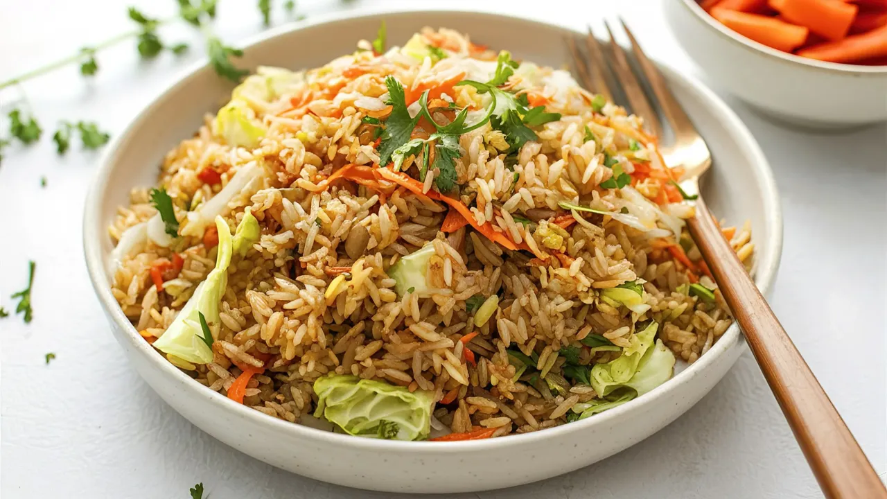 różne rodzaje ryżu do smażenia, świeże warzywa do ryżu