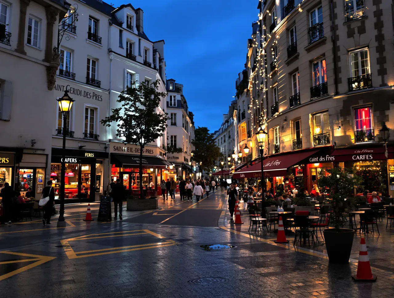 Paryskie kawiarnie w Dzielnicy Łacińskiej