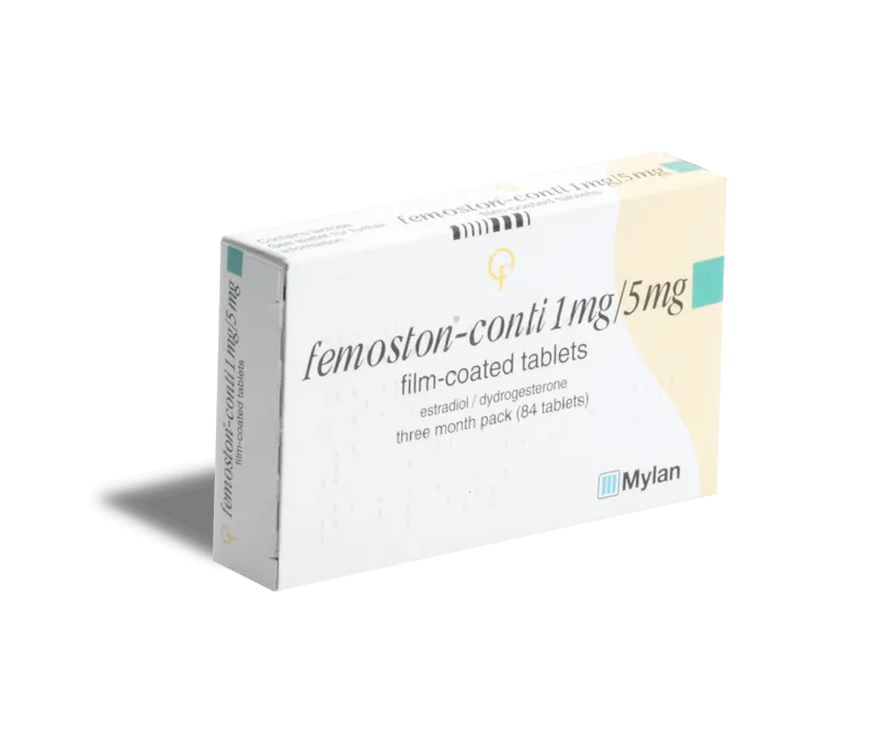 Nowoczesne opakowanie leku HTZ z delikatnym akcentem kobiecej sylwetki