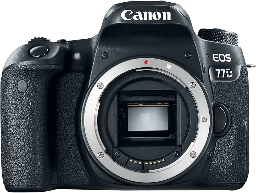 Canon EOS 77D body and screen