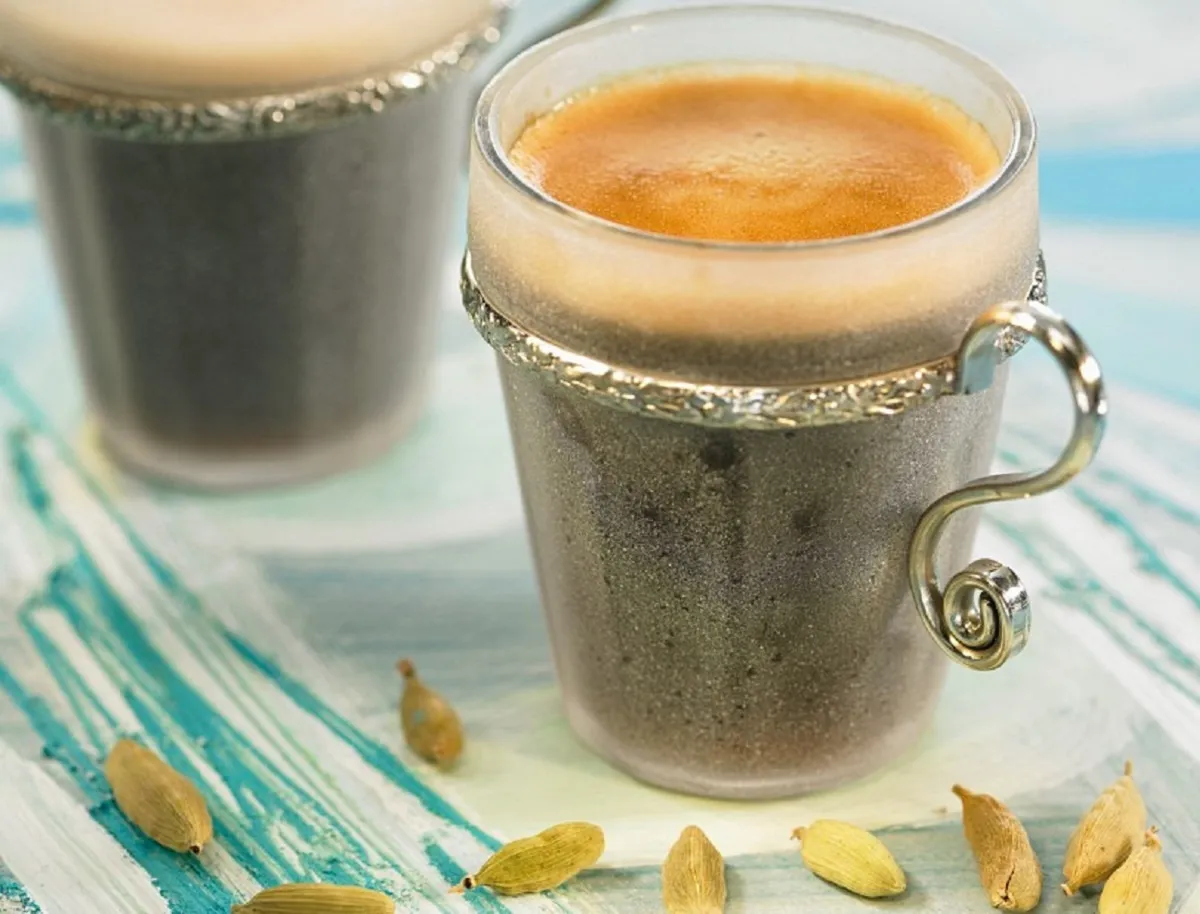 kawa z kardamonem proporcje infographic