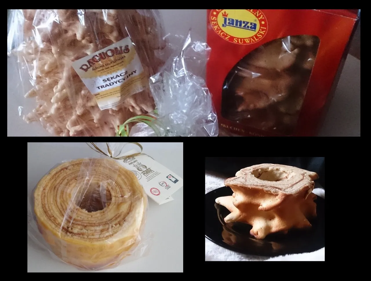 Sękacz na biszkopcie