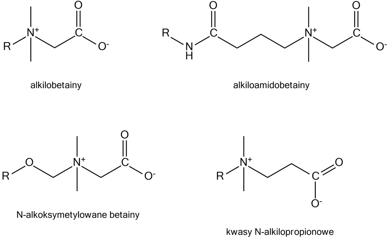 budowa cząsteczki surfaktantu schemat
