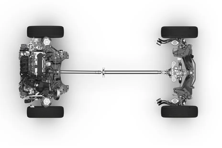 Honda CR-V Real Time AWD system diagram
