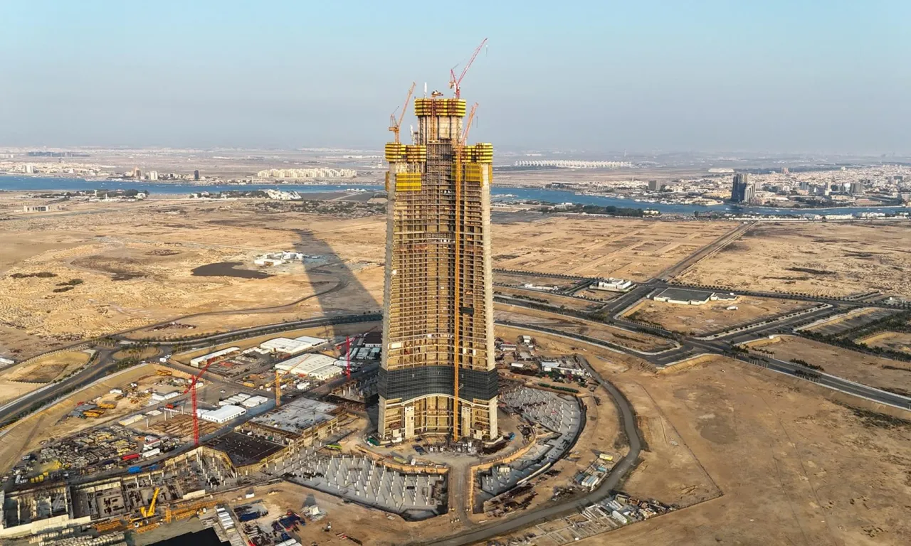 Jeddah Tower wizualizacja ukończonego budynku