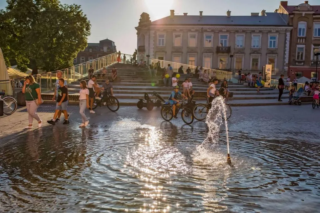 Ulica Żeromskiego Radom deptak