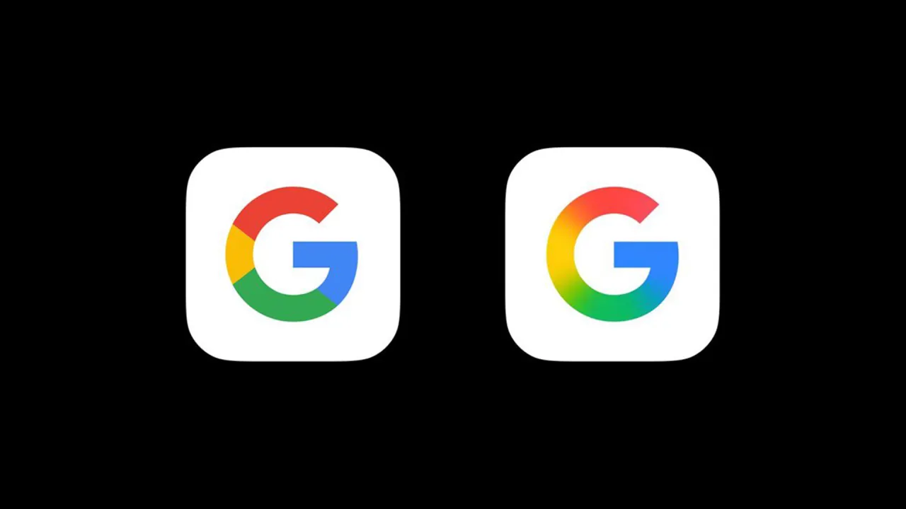 Google Chrome logo vs Google search logo