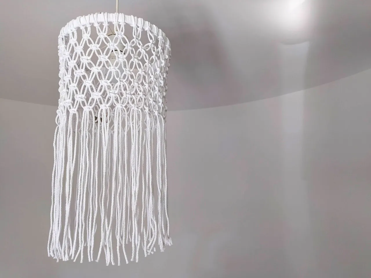 makrama abażur krok po kroku