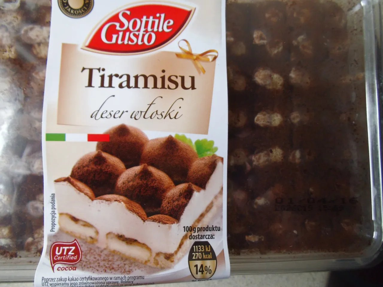 gotowe tiramisu
