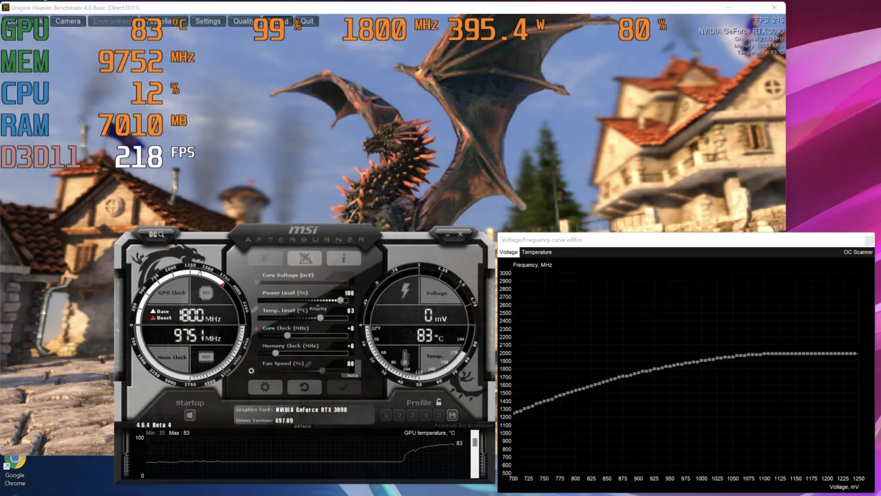 MSI Afterburner HWMonitor temperatury CPU GPU screenshot