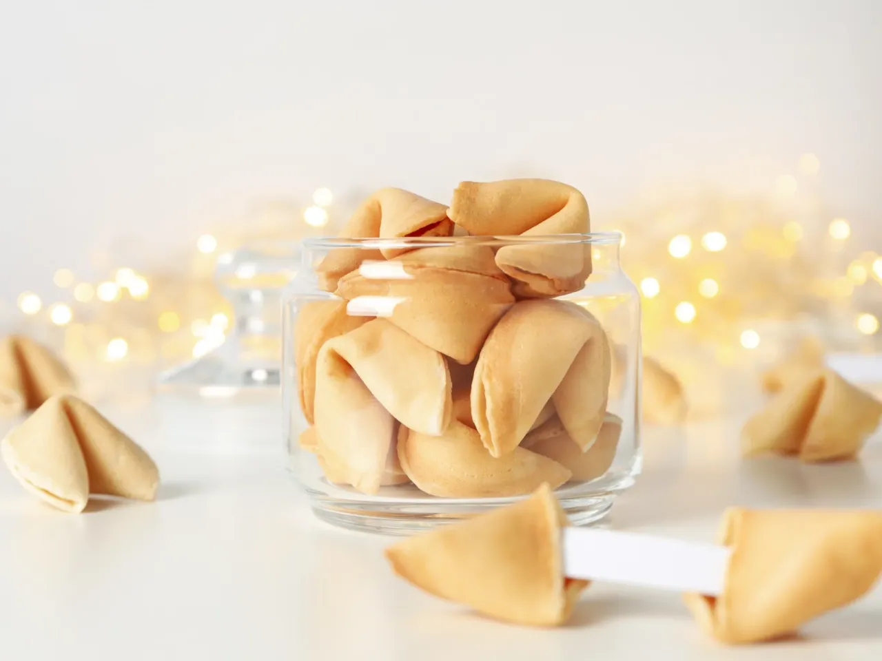 domowe ciastka z wr&oacute;żbą na stole