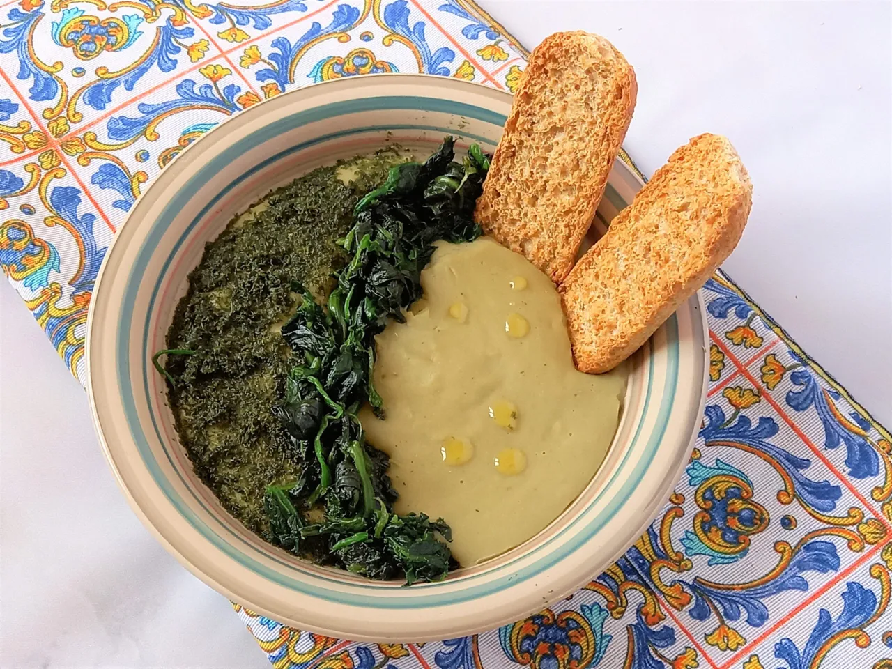 Ingredienti minestra fave secche finocchietto selvatico