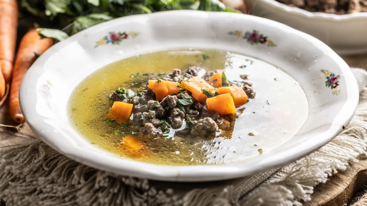 Minestra di fegatini piatto pronto