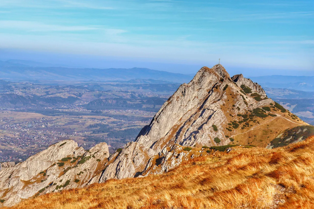 Zakopane widok na Giewont i miasto