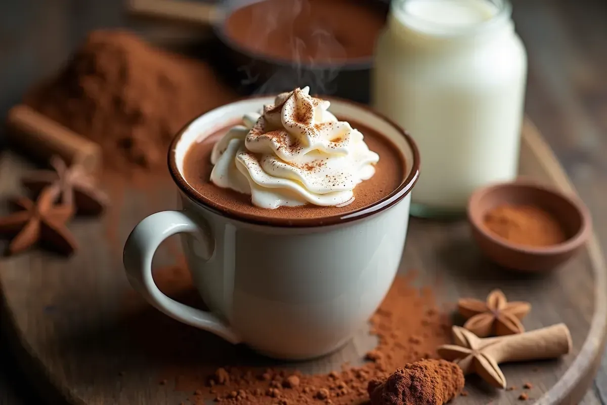 przygotowanie kremowego kakao roślinnego krok po kroku