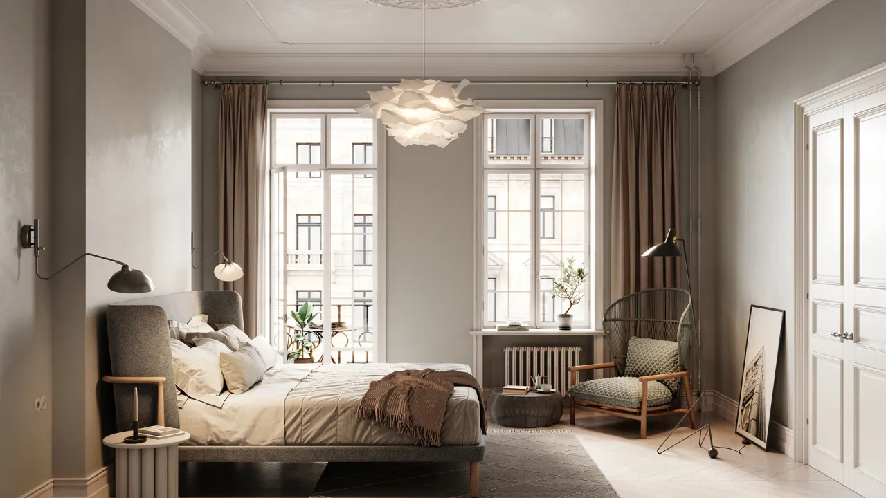 modne kolory sypialni polskie trendy