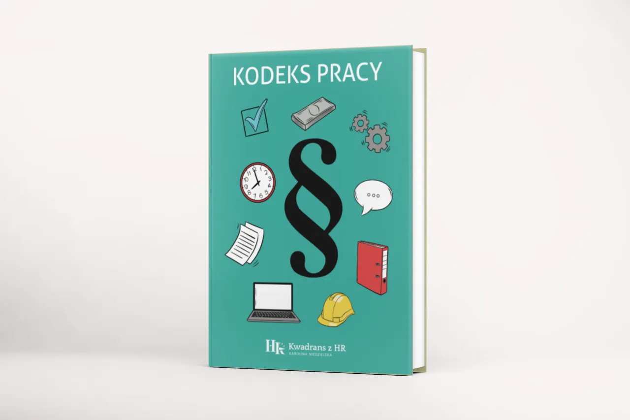 Kodeks pracy książka i symbol prawa