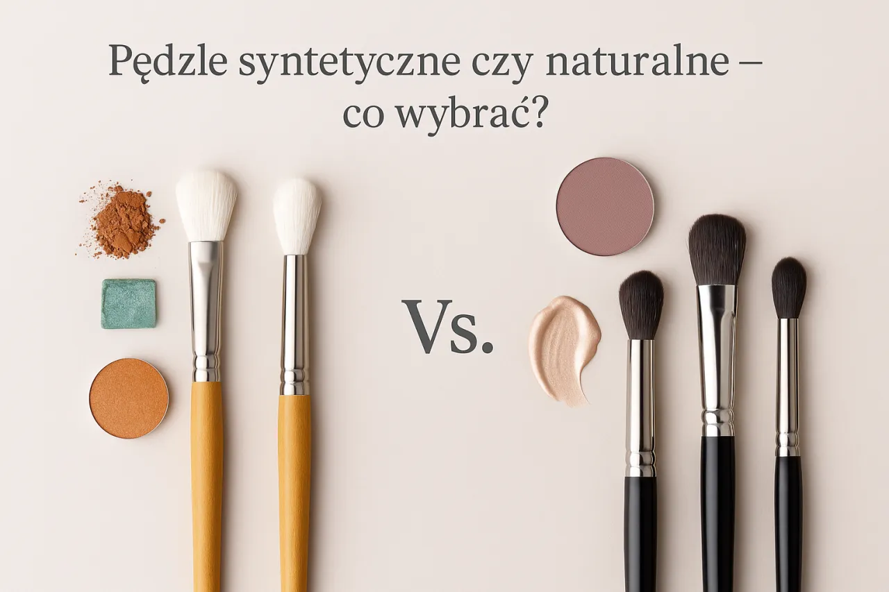 Pędzle do makijażu włosie naturalne syntetyczne r&oacute;żnice