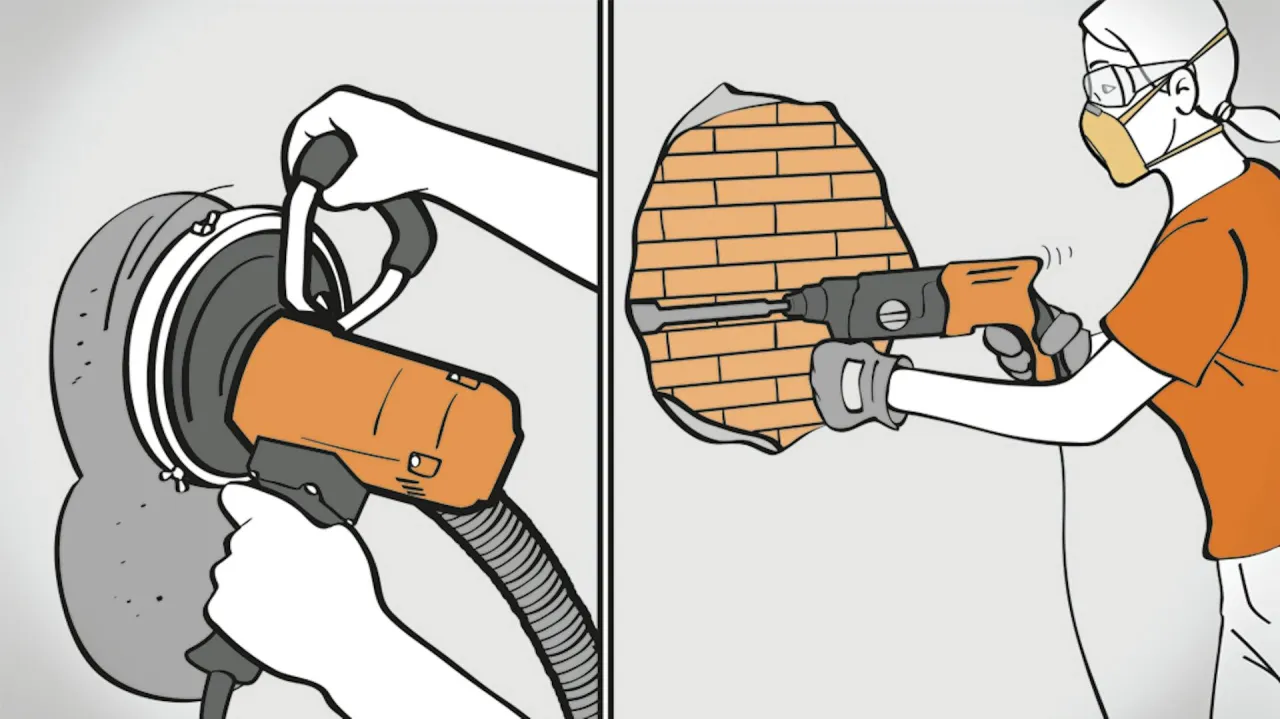 R&oacute;żne metody usuwania tynku dekoracyjnego