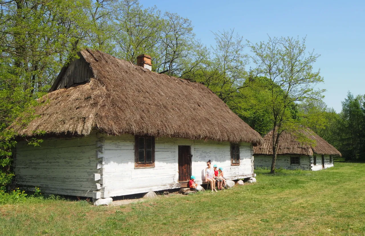 Skansen Nowa Sucha obiekty drewniane