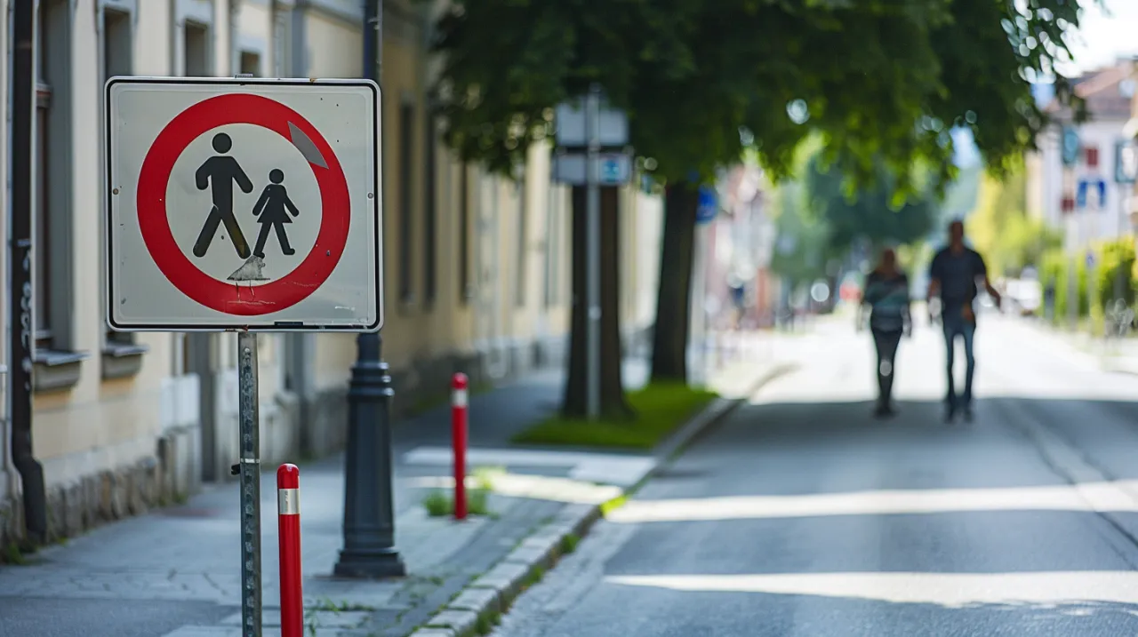 Zdjęcie Zakaz Ruchu Pieszych: Co oznacza ten znak zakazu dla pieszych?