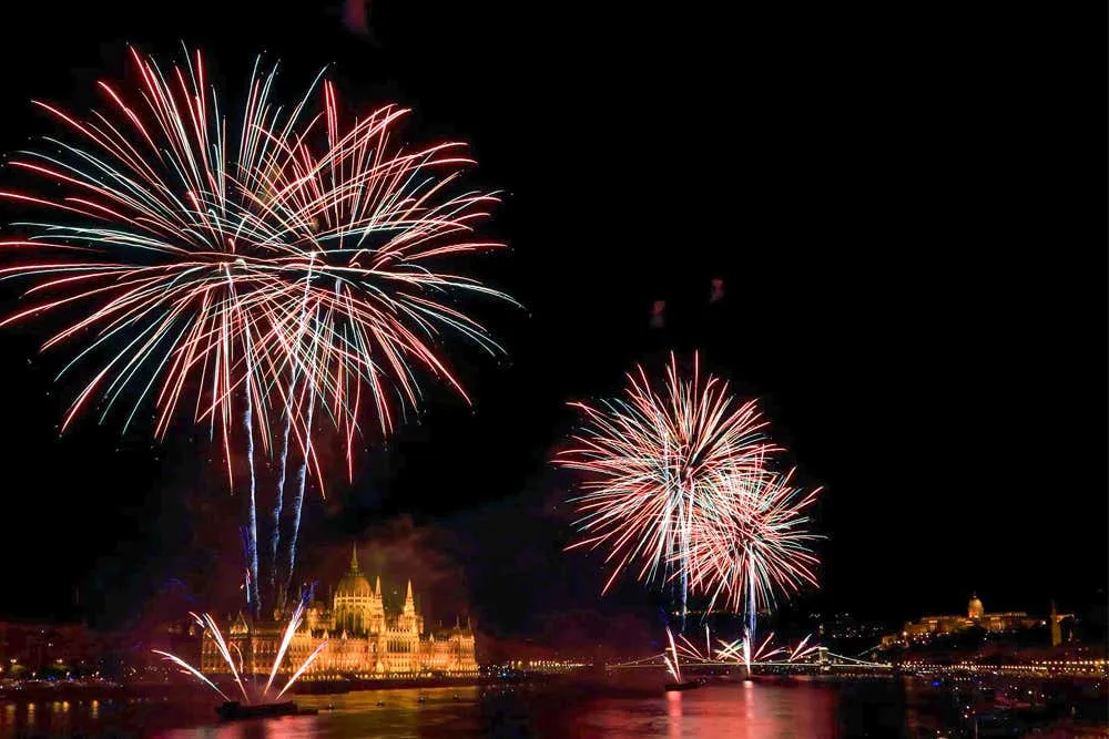 Sylwester w europejskim mieście fajerwerki