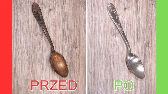 porównanie czyszczenia srebra ściereczką i domowe sposoby