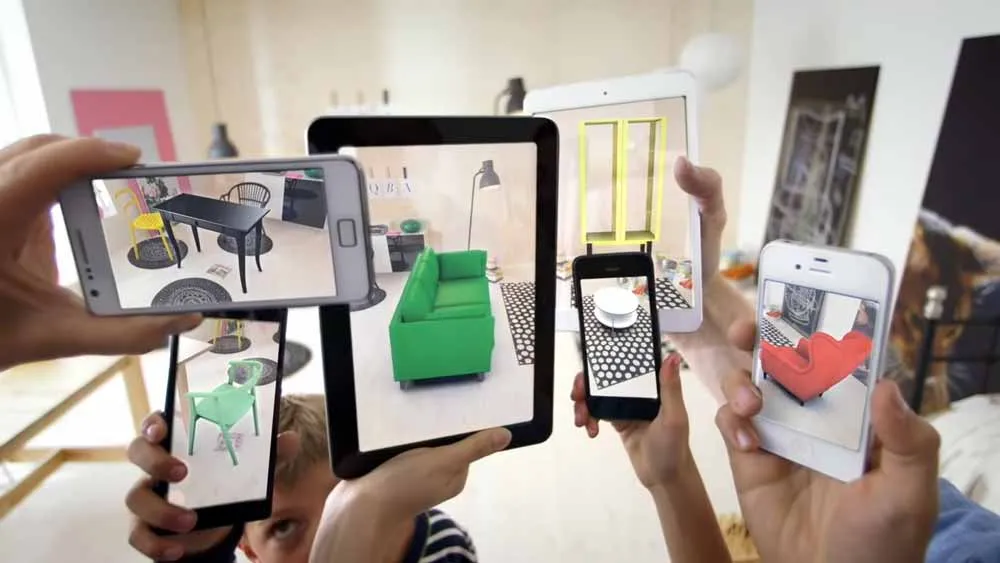 KI Augmented Reality App auf Smartphone