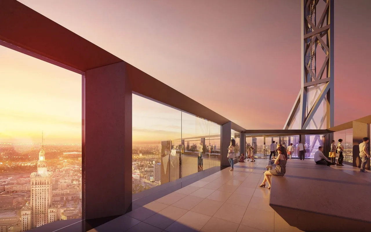 Varso Tower panorama Warszawy