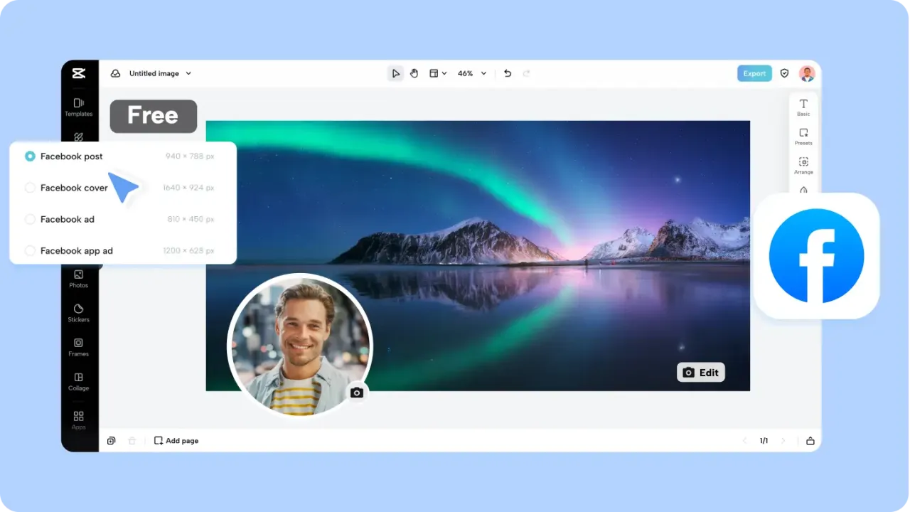 Facebook dodawanie zdjęcia z komputera interfejs
