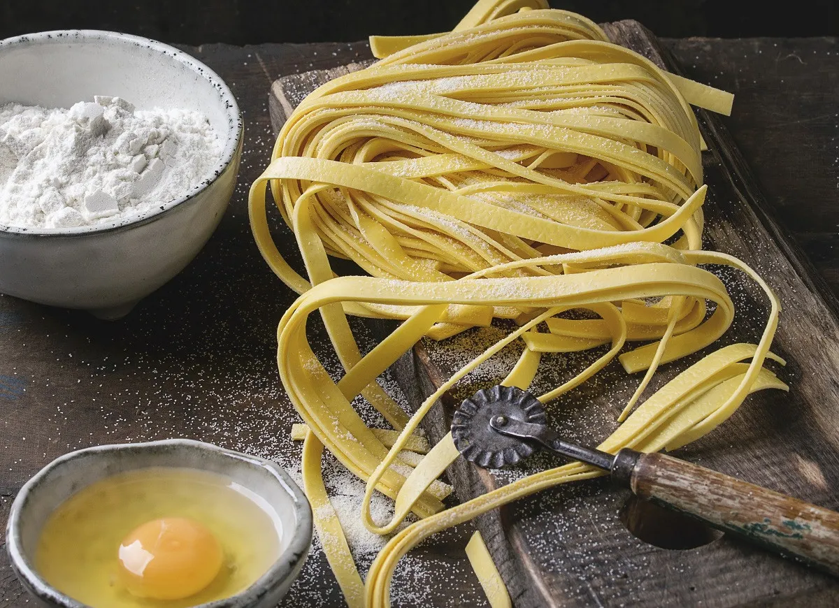 Przechowywanie suszonego makaronu