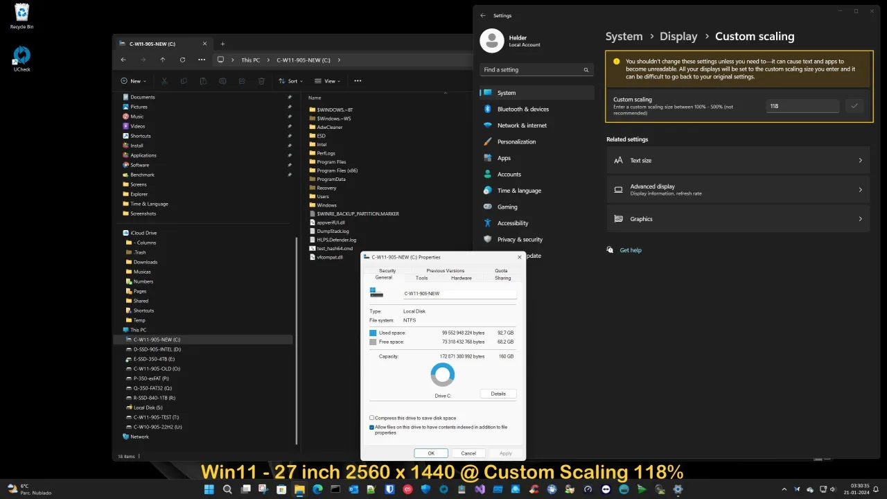 Ctrl + k&oacute;łko myszy powiększanie