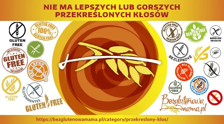 etykiety produktów spożywczych symbol przekreślonego kłosa