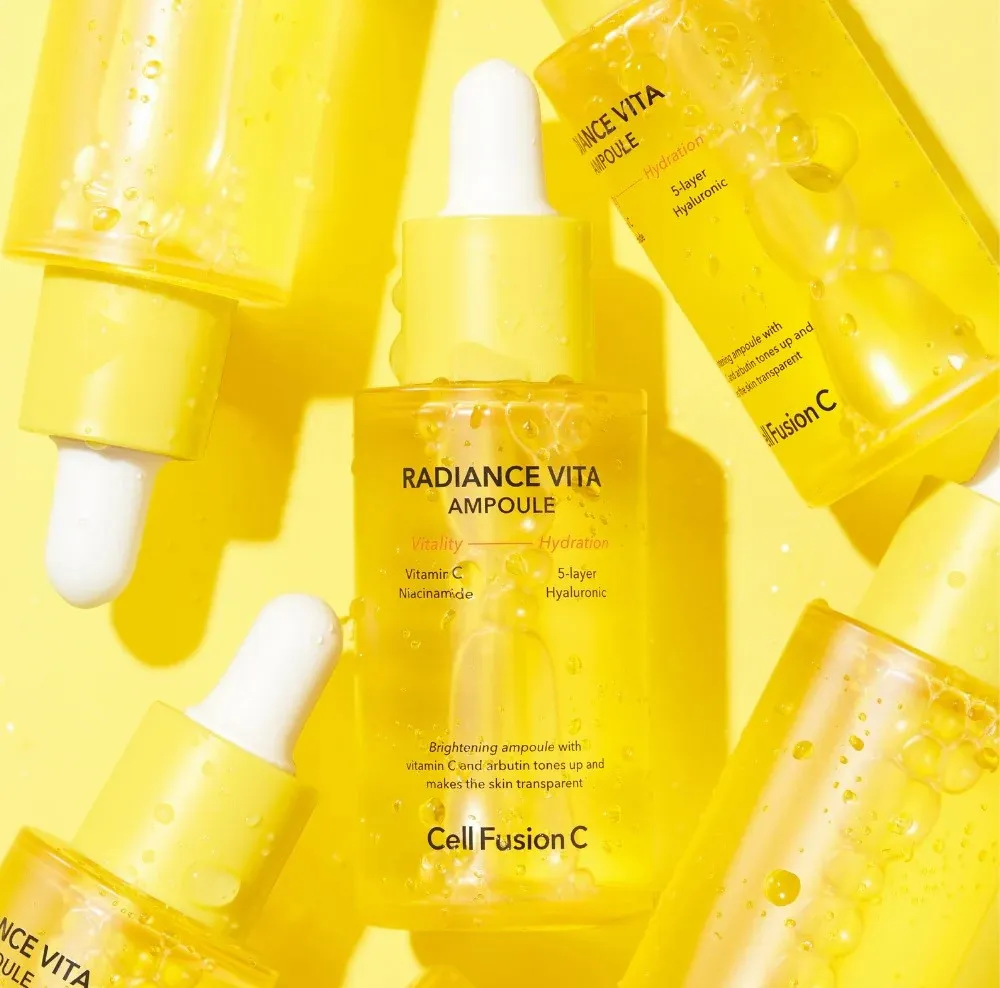 Składniki aktywne serum witamina C arbutyna kwas hialuronowy