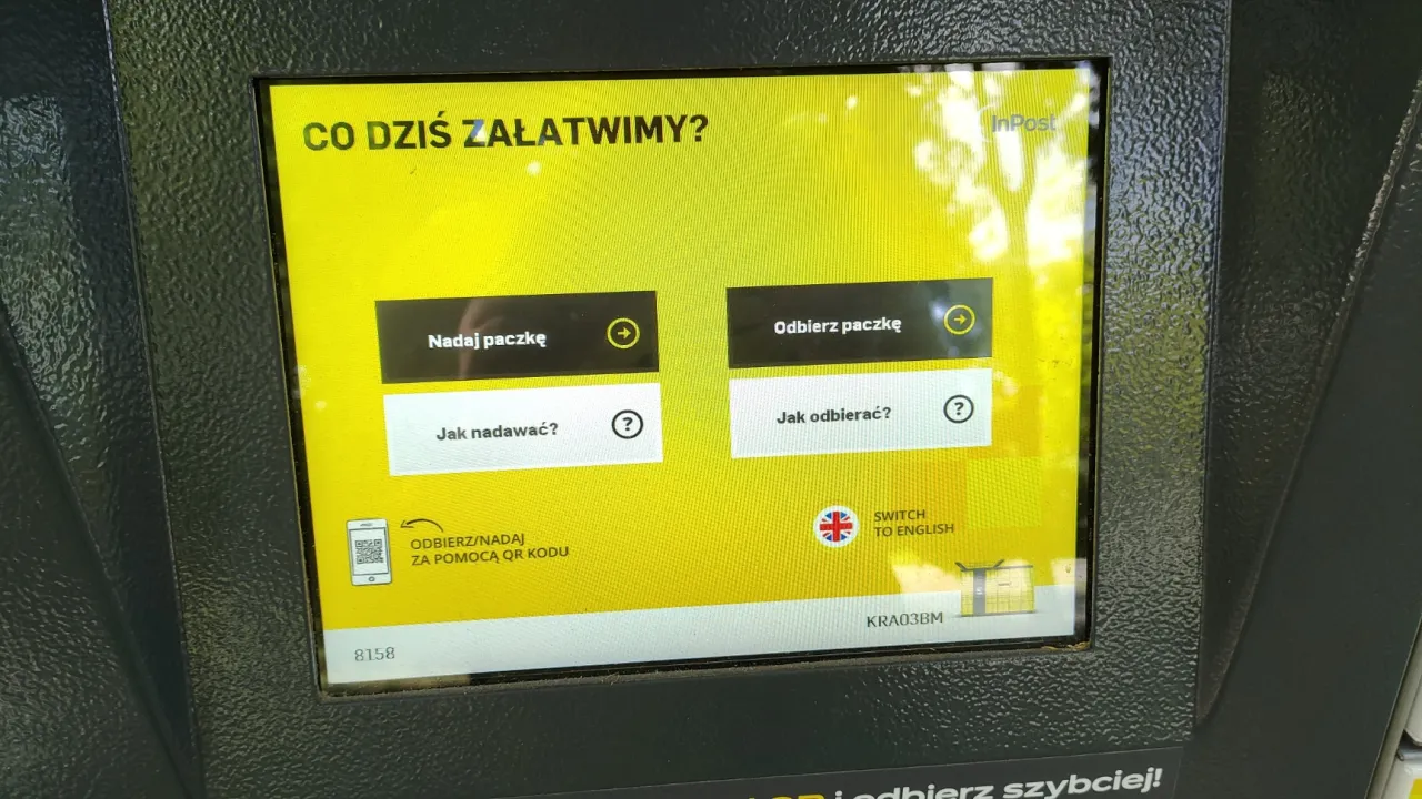 Paczkomat InPost ekran płatności