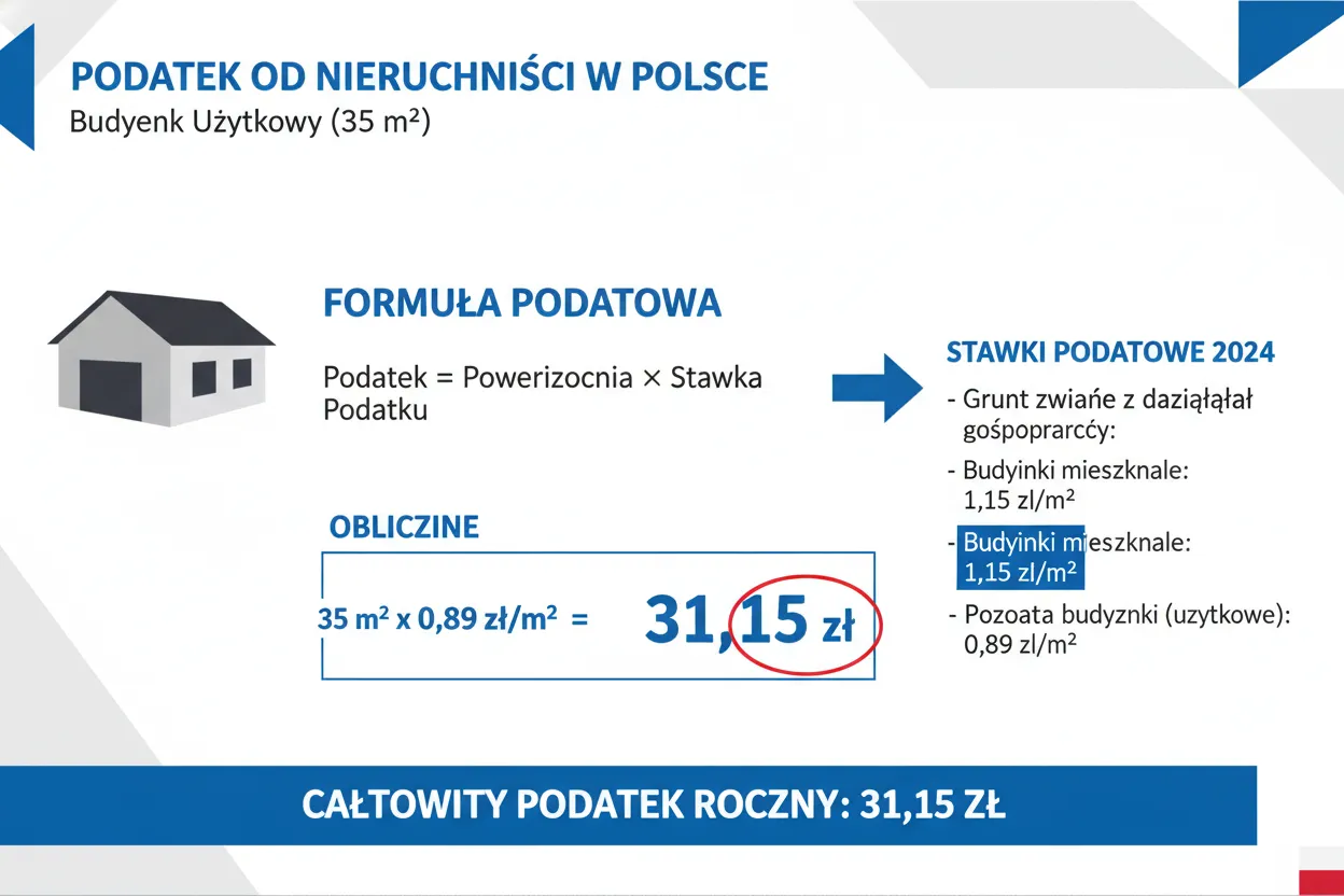 r&oacute;żnica stawki podatek budynek gospodarczy działalność pozostały