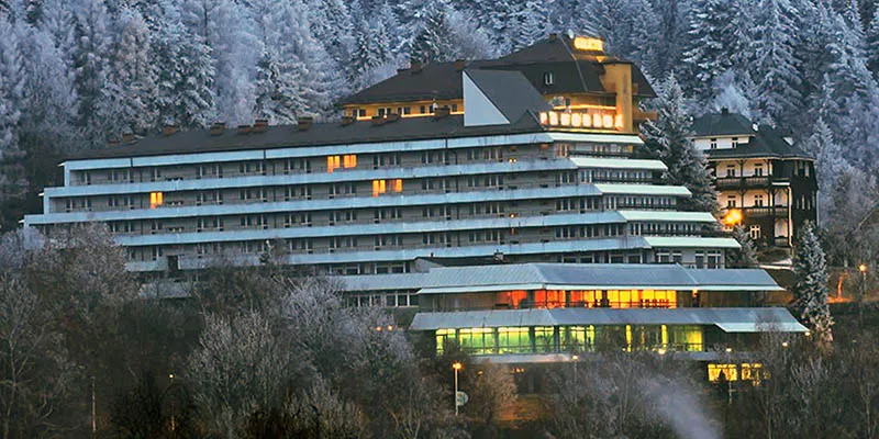 Krynica-Zdrój panorama miasto góry