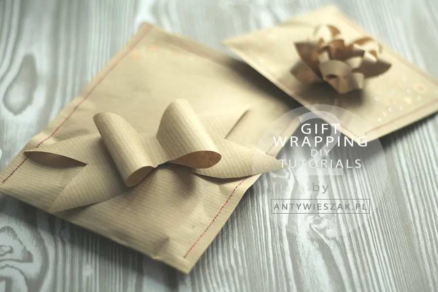 eleganckie pakowanie prezentów diy