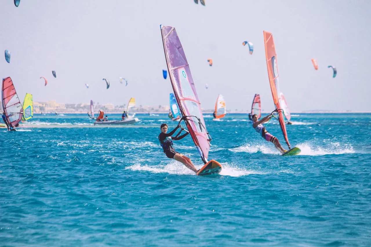 Windsurfing Egipt listopad Dahab Soma Bay