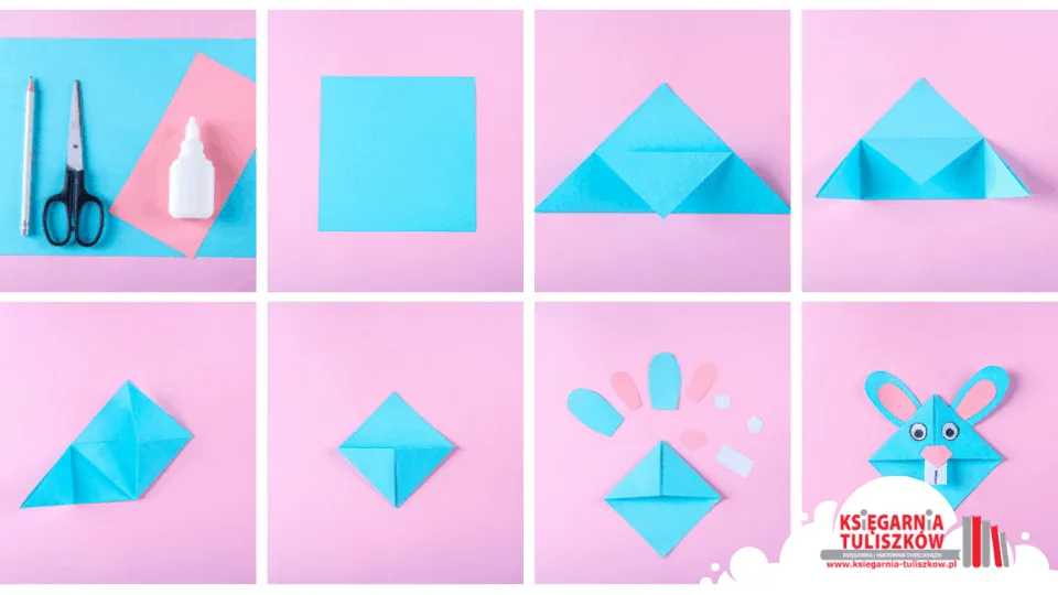 proste zakładki papierowe diy