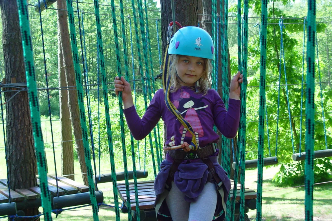 Park Linowy Doktorce atrakcje dla dzieci