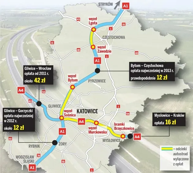 Zdjęcie Ile płaci się za przejazd autostradą A1? Sprawdź koszty i stawki