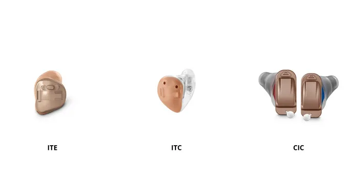 porównanie aparatów słuchowych zausznych i wewnątrzusznych