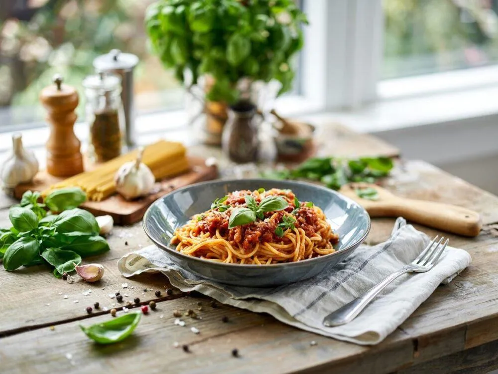 Świeże zioła do spaghetti (bazylia, oregano)