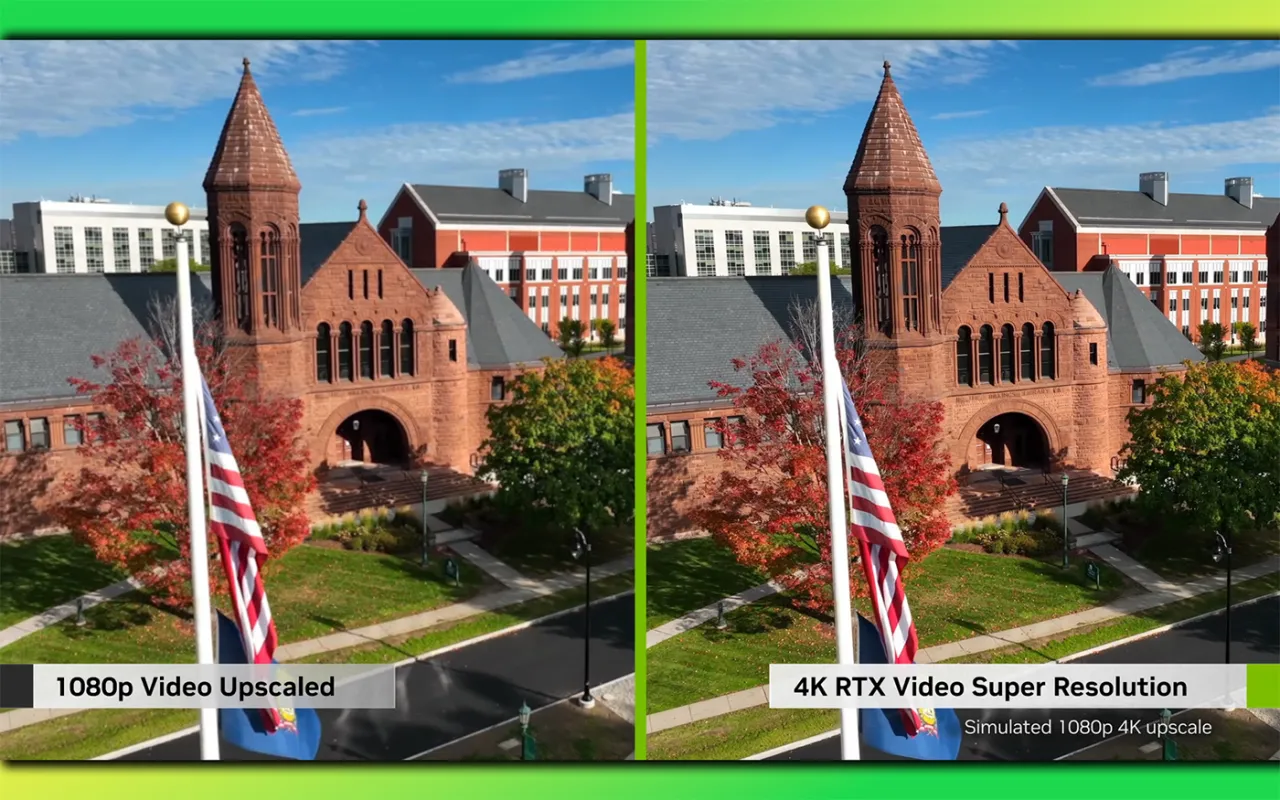 Porównanie zdjęcia niskiej rozdzielczości powiększonego tradycyjnie vs. Super Resolution