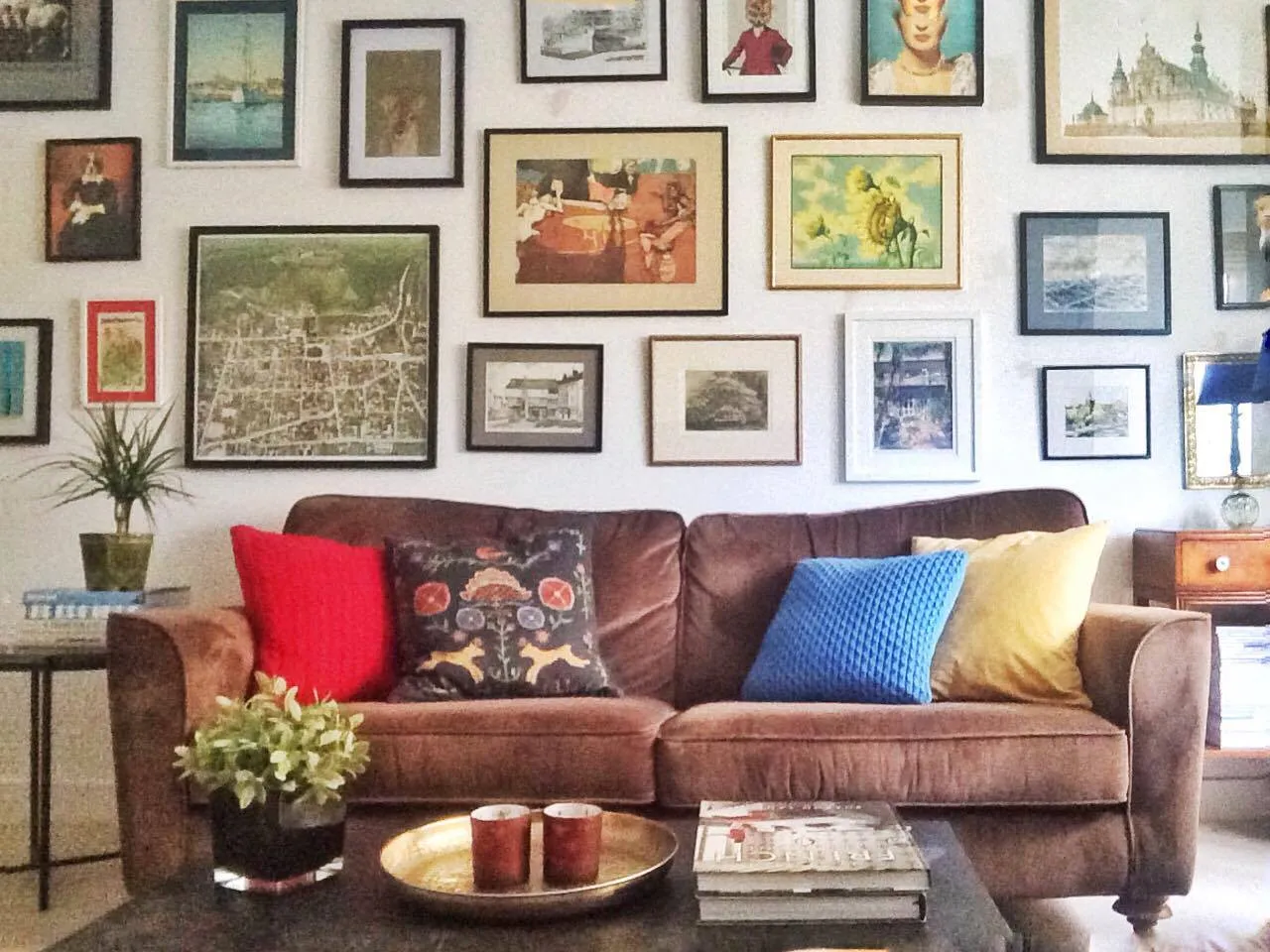 Inspiracje galeria ścienna asymetryczna