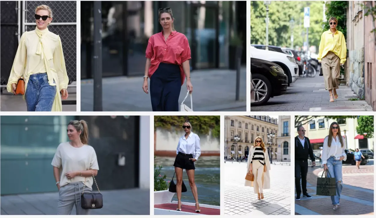 French tuck stylizacja