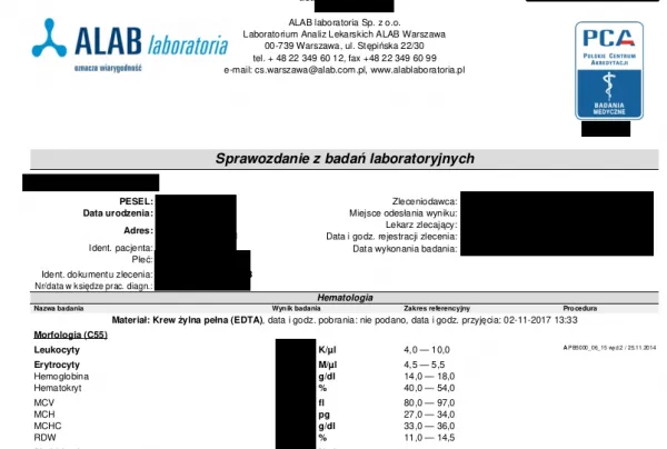 Alab Laboratoria strona odbioru wyników
