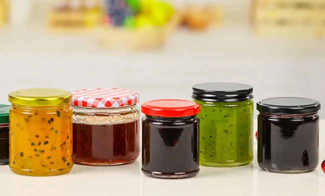 Słoiki o prostych ściankach do mrożenia